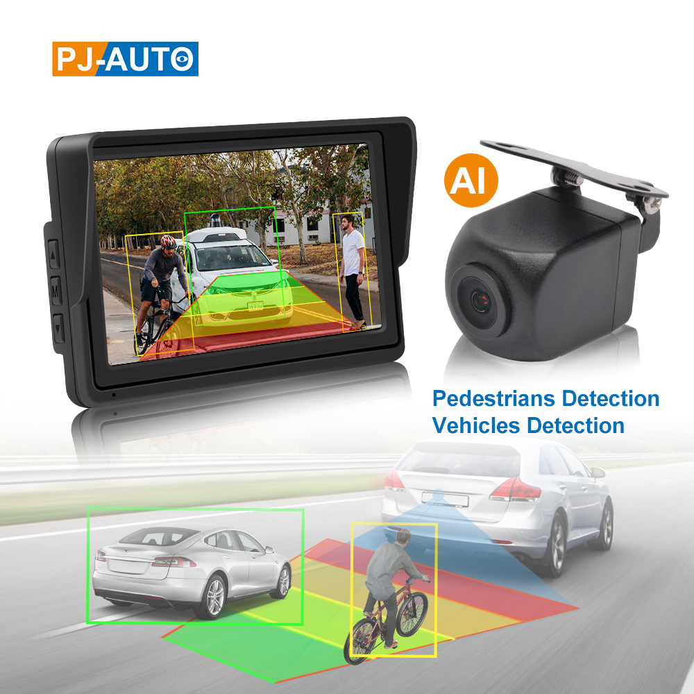 Smart Detection Reversing Aid Camera with beeping alarm